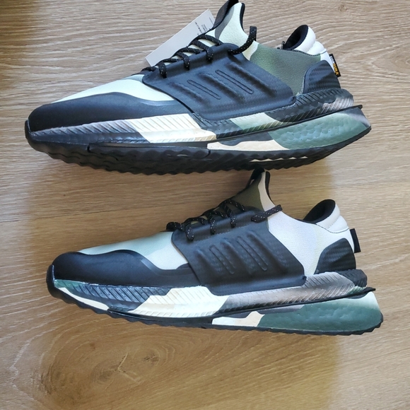 adidas X_PLRBOOST Men's Running Course A Pied green Camo 10.5 IG8506 RARE - Picture 8 of 9
